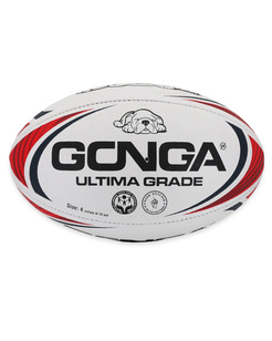Gonga Rugby Ultima Stripes Red/Navy size 5 Digi Grip