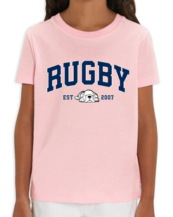 Gonga Koszulka Dziecięca Rugby Basic Cotton Pink