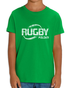 Gonga Koszulka Dziecięca RugbyPolska Fresh Green