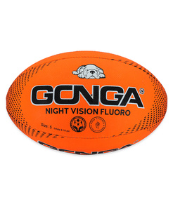 Gonga Rugby Night Vision Fluo Orange Digi Grip size 5