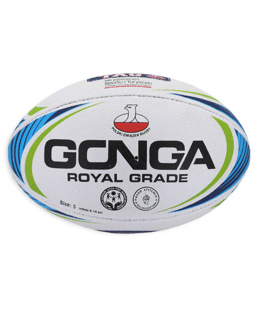 Gonga Rugby Royal Grade RugbyTAG Green/Blue PZR size 3