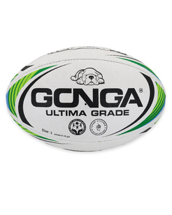 Gonga Rugby Ultima Stripes Blue/Green size 3 Digi Grip
