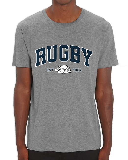 Gonga Unisex Rugby Basic Mid Heather Grey