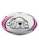 Gonga Rugby Ultima Stripes Neon Pink  size 5 Digi Grip