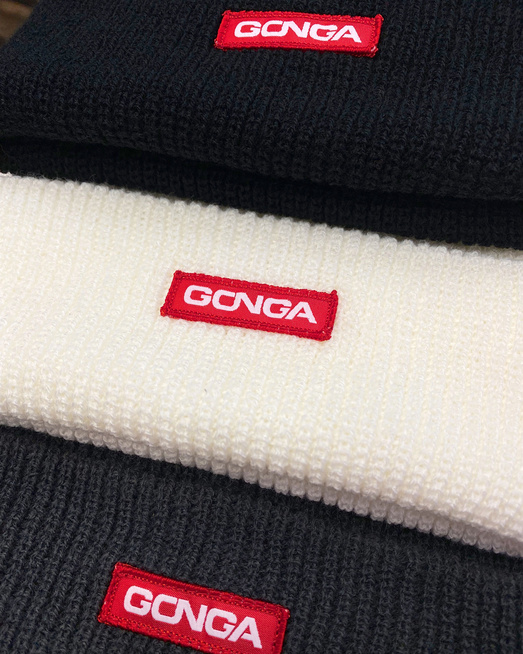 GONGA RIB BEANIE CHARCOAL red box