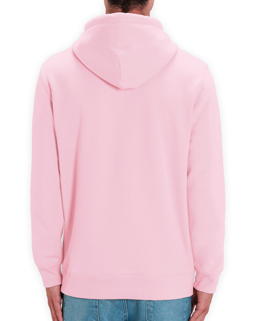 Gonga Unisex Hoodie Regular Fit Basic Cotton Pink