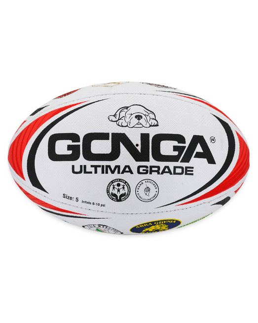 Gonga Rugby Ultima Stripes Neon Pink  size 5 Digi Grip