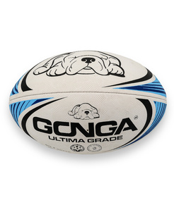 Gonga Rugby Ultima Stripes Mindful Blue size 5 Digi Grip