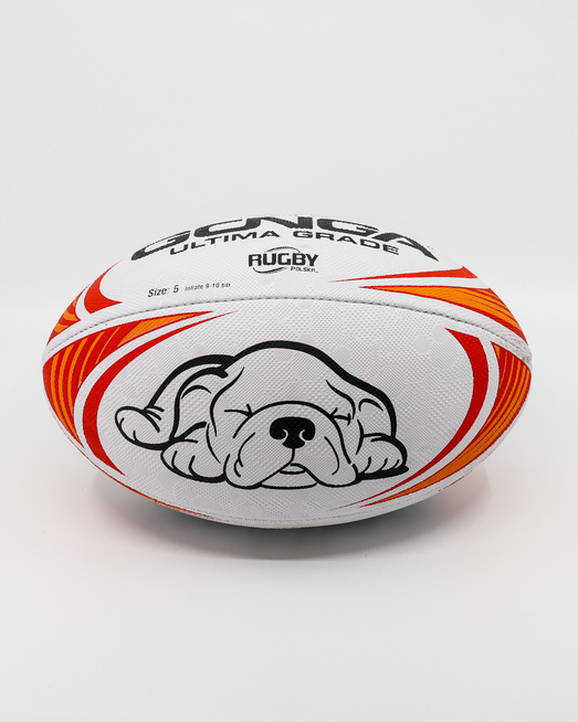 Gonga Rugby Ultima Stripes Red/Yellow size 3 Digi Grip