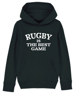  Bluza Gonga Kids Hoodie Rugby Best Black