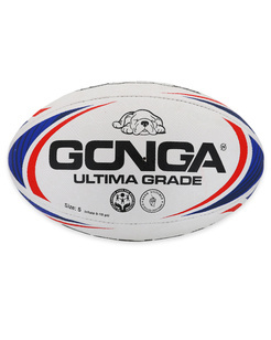 Gonga Rugby Ultima Stripes Navy/Red France size 5 Digi Grip