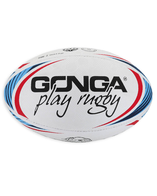 Gonga Rugby Ultima Stripes Blue/Red size 3 Digi Grip