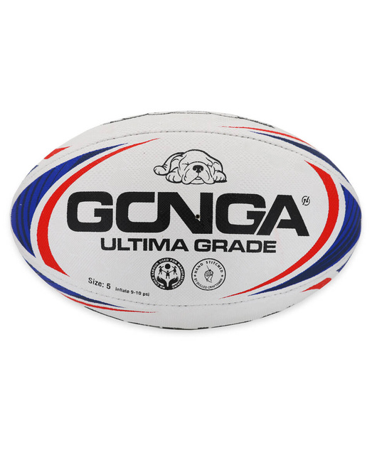 Gonga Rugby Ultima Stripes Navy/Red France size 5 Digi Grip