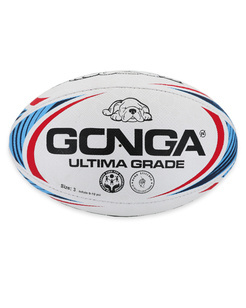 Gonga Rugby Ultima Stripes Blue/Red size 3 Digi Grip