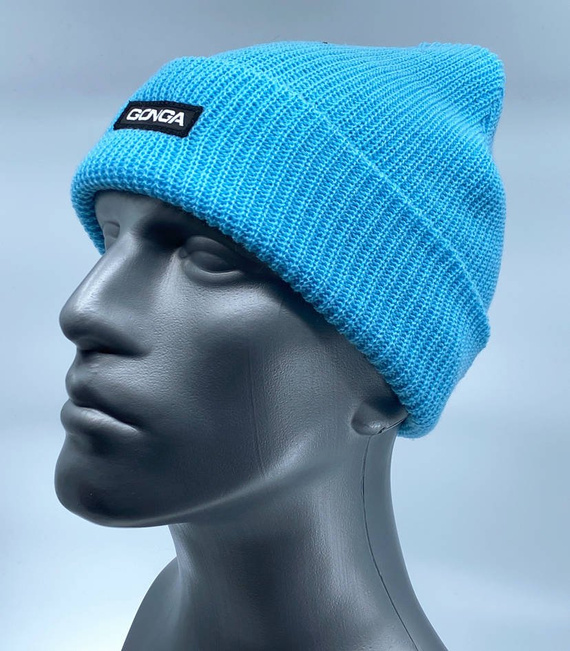 GONGA RIB BEANIE Sky Blue box