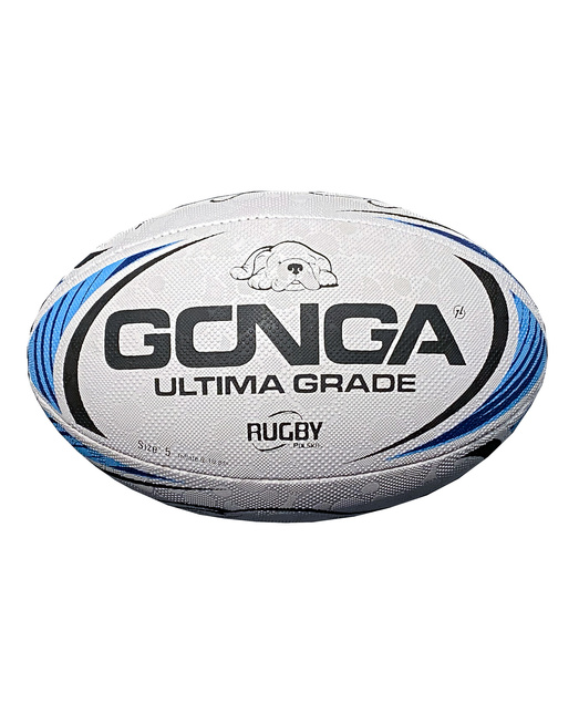 Gonga Rugby Ultima Stripes Mindful Blue size 5 Digi Grip