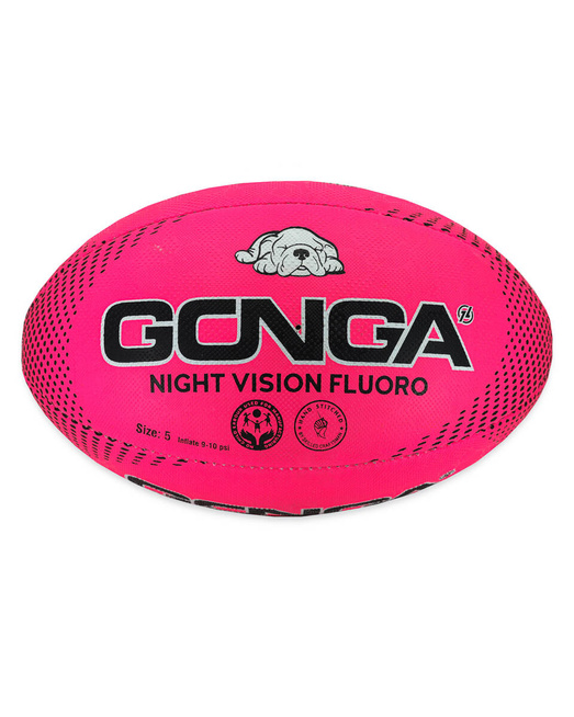 Gonga Rugby Night Vision Pink Fluo Digi Grip size 5