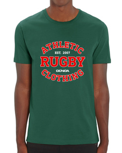 Gonga Unisex Rugby Athletic Red Bottle Green