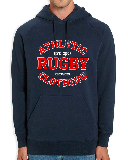 Bluza Gonga Hoodie Rugby Athletic Red French Navy