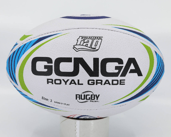 Gonga Rugby Royal Grade RugbyTAG Green/Blue PZR size 3