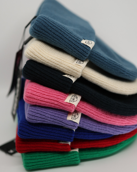 Gonga Cuffed Beanie Unisex Red