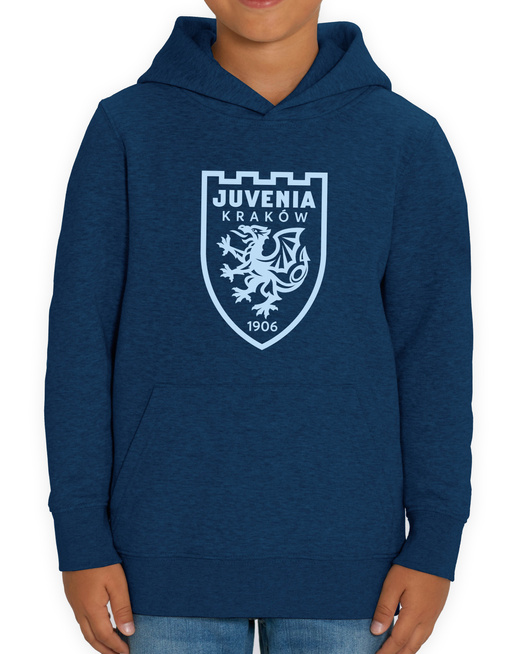  Bluza Gonga Kids Hoodie Juvenia Kraków Basic Blue Black Heather Blue