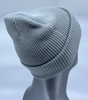 GONGA RIB BEANIE DOVE GREY white