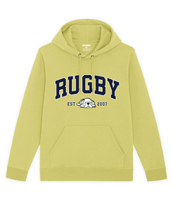 Bluza Gonga Hoodie Rugby Basic Navy Apple Green