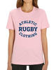 Gonga Unisex Rugby Athletic Cotton Pink