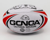 Gonga Rugby Ultima Stripes Red size 5 Digi Grip