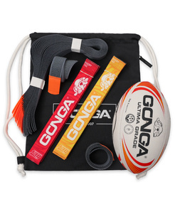 GONGA RUGBYTAG  - zestaw Red/Yellow rozm 4