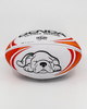 Gonga Rugby Ultima Stripes Red/Yellow size 3 Digi Grip