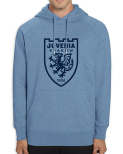 Bluza Gonga Unisex Hoodie Juvenia Kraków Reglan Mid Heather Blue