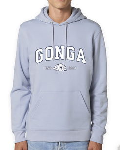 Gonga Unisex Hoodie Regular Fit Basic Serene Blue
