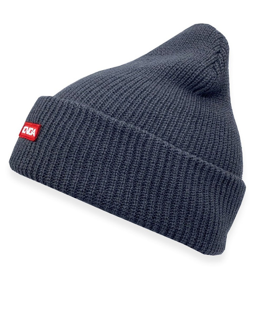 GONGA RIB BEANIE CHARCOAL red box