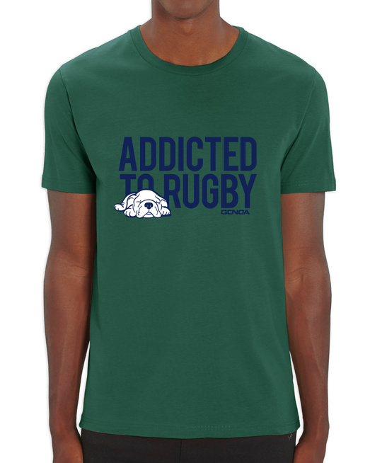 Gonga Unisex Rugby Addicted Bottle Green