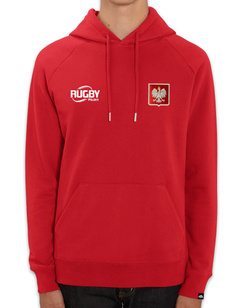 Bluza Gonga Hoodie Rugby Polska Godło Red