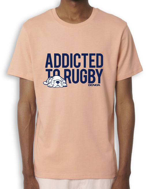 Gonga Unisex Rugby Addicted Fraiche Peche