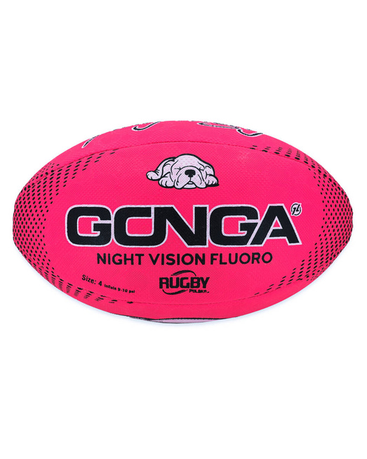 Gonga Rugby Night Vision Pink Fluo Digi Grip size 4