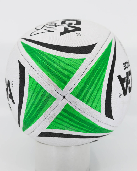 Gonga Rugby Ultima Stripes Green size 5 Digi Grip