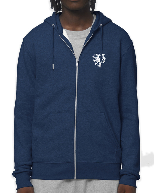 Bluza Gonga Hoodie Juvenia Kraków Smok  ZIP Black Heather Blue