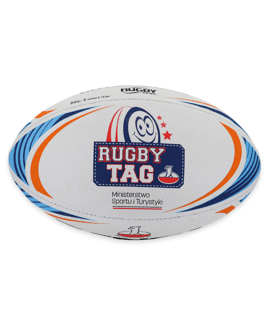 Gonga Rugby Royal Grade RugbyTAG Orange/Blue PZR size 4