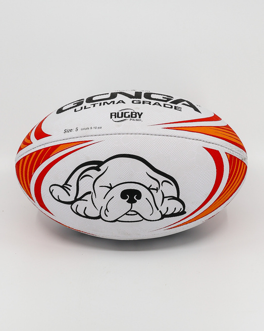 Gonga Rugby Ultima Stripes Red/Yellow size 3 Digi Grip