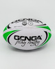 Gonga Rugby Ultima Stripes Green size 5 Digi Grip