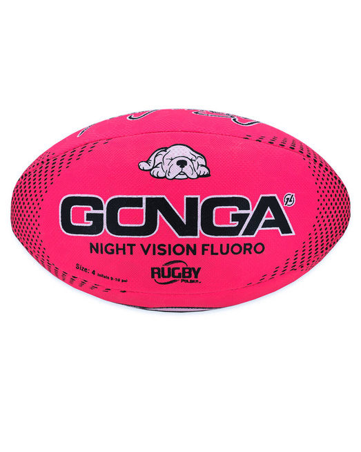 Gonga Rugby Night Vision Pink Fluo Digi Grip size 4