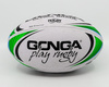 Gonga Rugby Ultima Stripes Blue/Green size 5 Digi Grip
