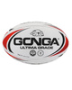 Gonga Rugby Ultima Stripes Red/Black size 5 Digi Grip