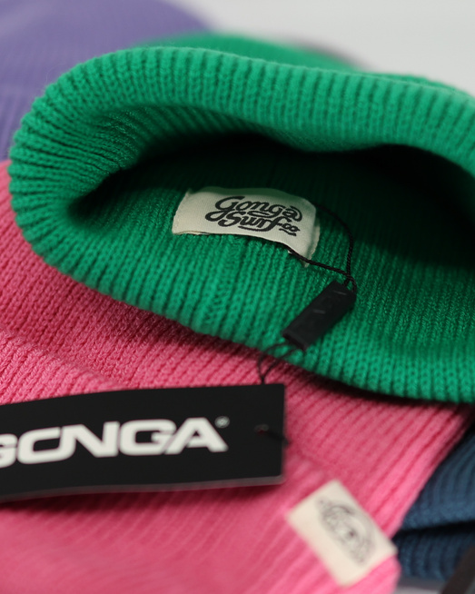 Gonga Cuffed Beanie Unisex Bottle Green