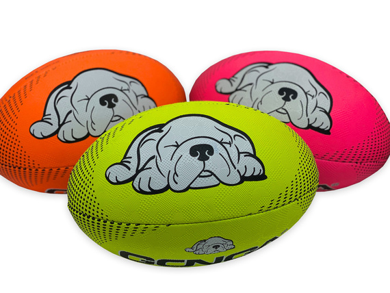 Gonga Rugby Night Vision Fluo Orange Digi Grip size 4