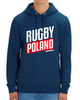 Bluza Gonga Hoodie Rugby Poland Black Heather Blue